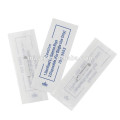 EO gas sterilized eyebrow embroidery tattoo needles for permanent makeup with LOT NO. package printing